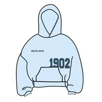 DELTA ZETA DUQUESNE HEAVYWEIGHT HOODIE
