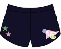 U OF IOWA TRI DELTA HEAVYWEIGHT SHORTS